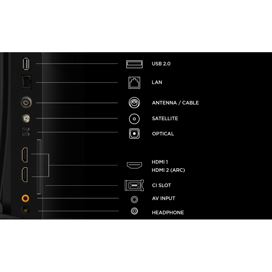 TCL S5L 43S5L televizorius 109,2 cm (43") „Full HD“ Smart TV „Wi-Fi“ Juoda 300 cd/m² – 5