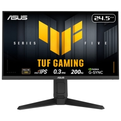 ASUS TUF Gaming VG259QL5A monitori 62,2 cm (24.5") 1920 x 1080 pikseļi Full HD LED Melns