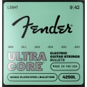 Fender Ultracore™ Bullets™ 4250L guitar strings, nickel-plated steel, Bullet end .009–.042 Fender Ultracore™ Bullets™ 4250L guitar strings, nickel-plated steel, Bullet end .009–.042