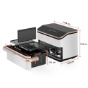 Cosori Dual Blaze Twinfry Chef Edition Двойной 10 L Автономный 2800 W Аэрофритюрница с горячим возду Cosori Dual Blaze Twinfry Chef Edition Двойной 10 L Автономный 2800 W Аэрофритюрница с горячим возду