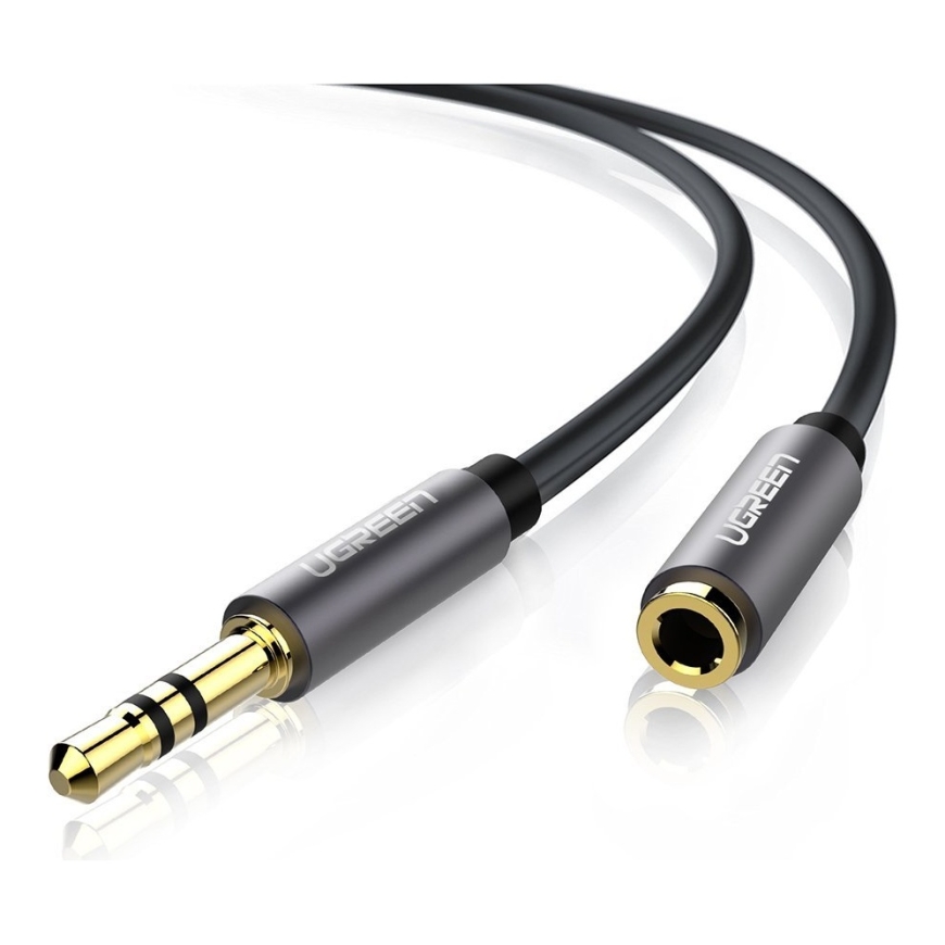 Ugreen 10592 audiokaapeli 1 m 3.5mm Musta