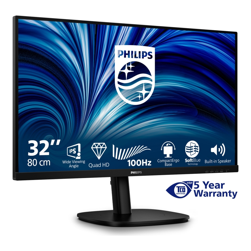 Philips 3000 series 32B2N3500/00 computer monitor 80 cm (31.5") 2560 x 1440 pixels Quad HD LCD Black – 4