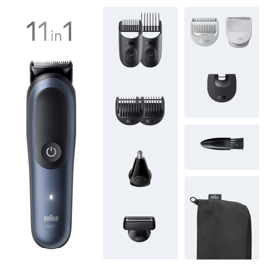 Braun AIO7540 Black, Blue 14 Lithium-Ion (Li-Ion) – 3