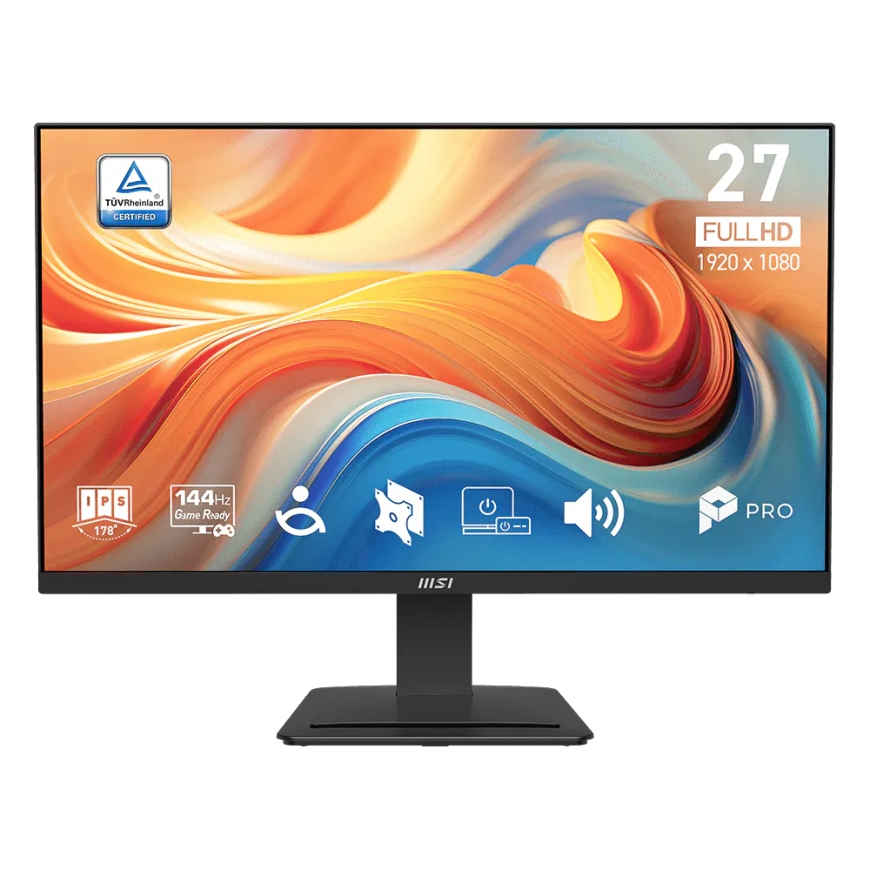 MSI Pro MP273 E14A monitori 68,6 cm (27") 1920 x 1080 pikseļi Full HD LCD Melns