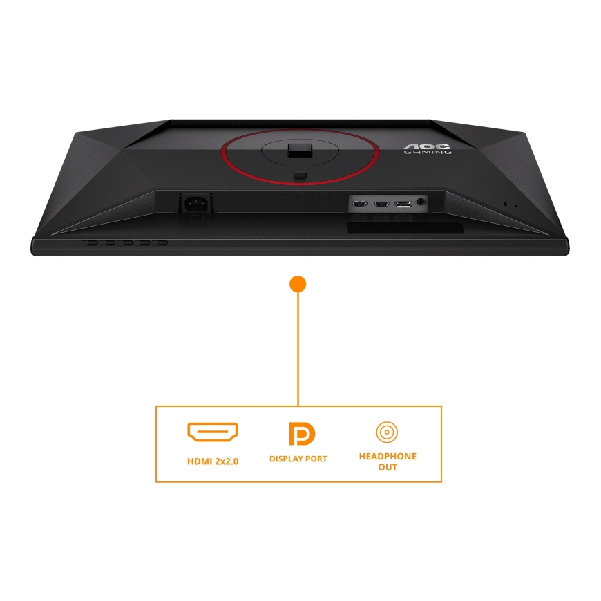 AOC G4 25G4ZR монитор для ПК 62,2 cm (24.5") 1920 x 1080 пикселей ЖК Черный, Красный – 3