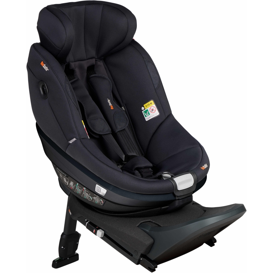 BeSafe Beyond 360 2 drošības sēdeklis, 61–125 cm, Black SoftBreeze – 4