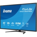 iiyama ProLite X4373UHSU-B2 monitori 108 cm (42.5") 3840 x 2160 pikseļi 4K Ultra HD LED Melns iiyama ProLite X4373UHSU-B2 monitori 108 cm (42.5") 3840 x 2160 pikseļi 4K Ultra HD LED Melns