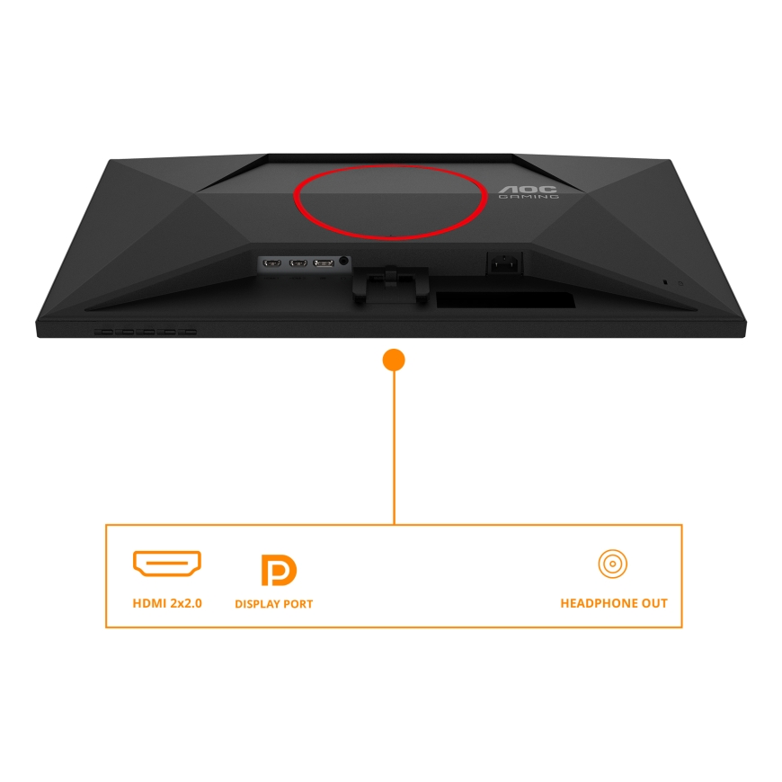 AOC G4 27G4ZRE монитор для ПК 68,6 cm (27") 1920 x 1080 пикселей Full HD LED Черный, Красный – 3