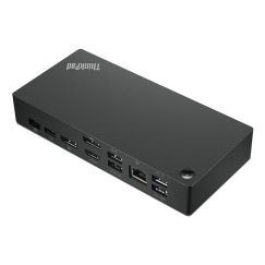 Lenovo ThinkPad Universal USB-C Vadu USB 3.2 Gen 1 (3.1 Gen 1) Type-C Melns