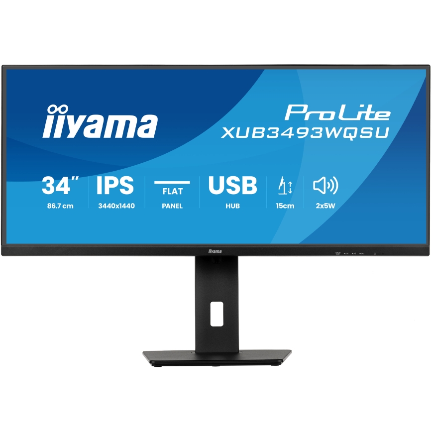 iiyama ProLite XUB3493WQSU-B6 монитор для ПК 86,4 cm (34") 3440 x 1440 пикселей UltraWide Quad HD LE – 2