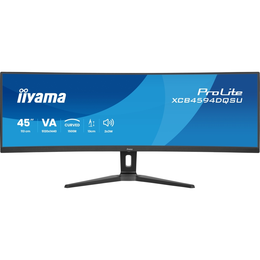 iiyama ProLite XCB4594DQSU-B1 tietokoneen litteä näyttö 113 cm (44.5") 5120 x 1440 pikseliä Dual QHD