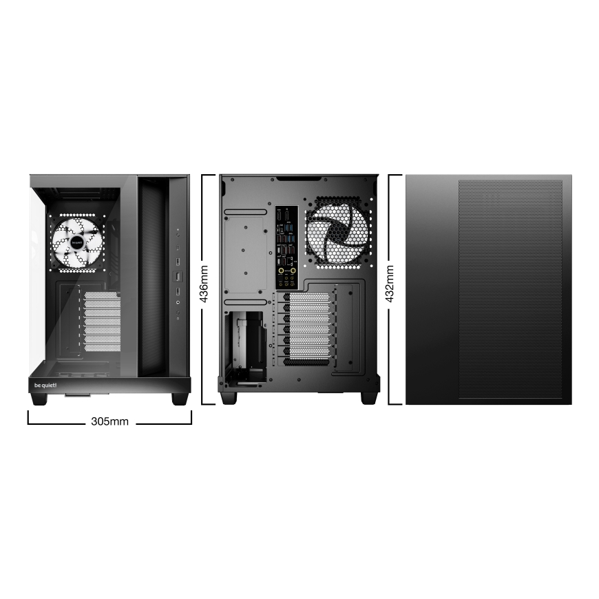 be quiet! Light Base 500 LX Black Midi Tower Черный – 2