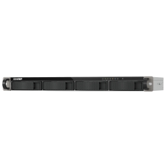 QNAP TS-433eU NAS Stovas (1U) Cortex-A Cortex-A55 4 GB 0 TB QNAP Turbo System Juoda