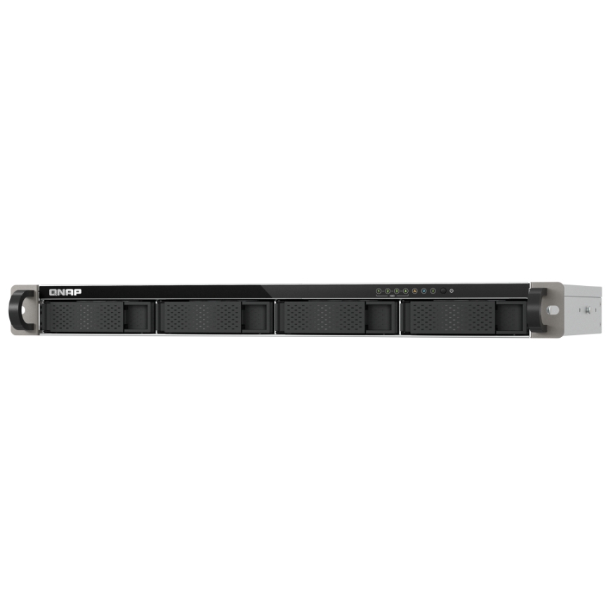 QNAP TS-433eU NAS Teline ( 1U ) Cortex-A Cortex-A55 4 GB 0 TB QNAP Turbo System Musta