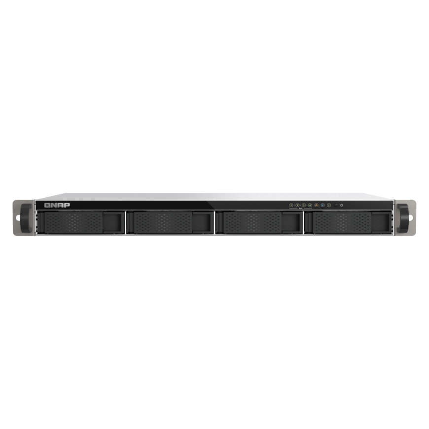 QNAP TS-433eU NAS Rack (1U) Cortex-A Cortex-A55 4 GB 0 TB QNAP Turbo System Black – 4