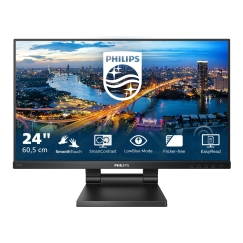 Philips 242B1TC/00 monitori 60,5 cm (23.8") 1920 x 1080 pikseļi Full HD LED Skārienjūtīgais ekrāns Melns