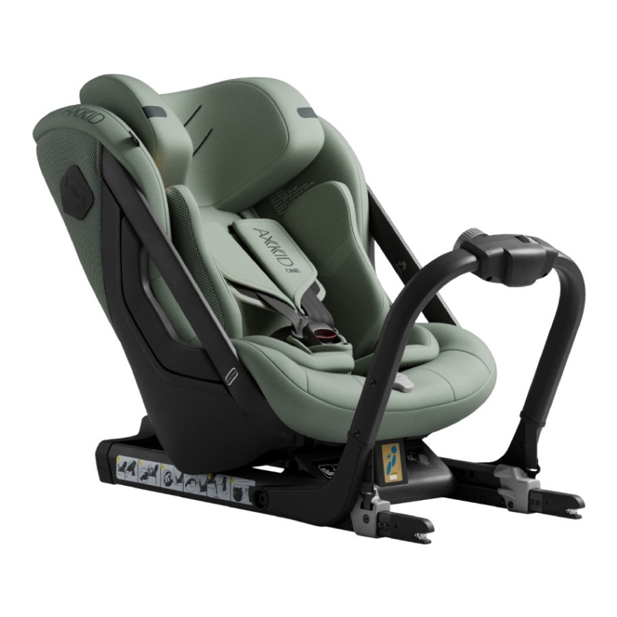 Axkid One 3 autostāvvieta, 61–125 cm, Ziemeļvalstu ziedu zaļa