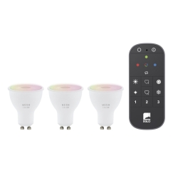 Eglo Connect.z išmanioji lemputė, GU10, RGB+CCT, 4,5 W, 345 lm, 3 vnt., nuotolinis valdiklis