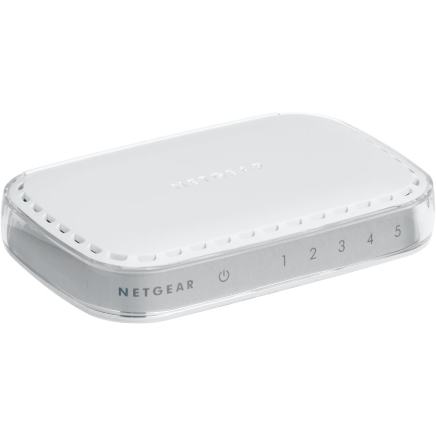 NETGEAR GS605 Ne-valdomas L2 Gigabit Ethernet (10/100/1000) Balta