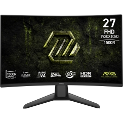 MSI MAG 274CF X24 monitori 68,6 cm (27") 1920 x 1080 pikseļi Full HD Melns