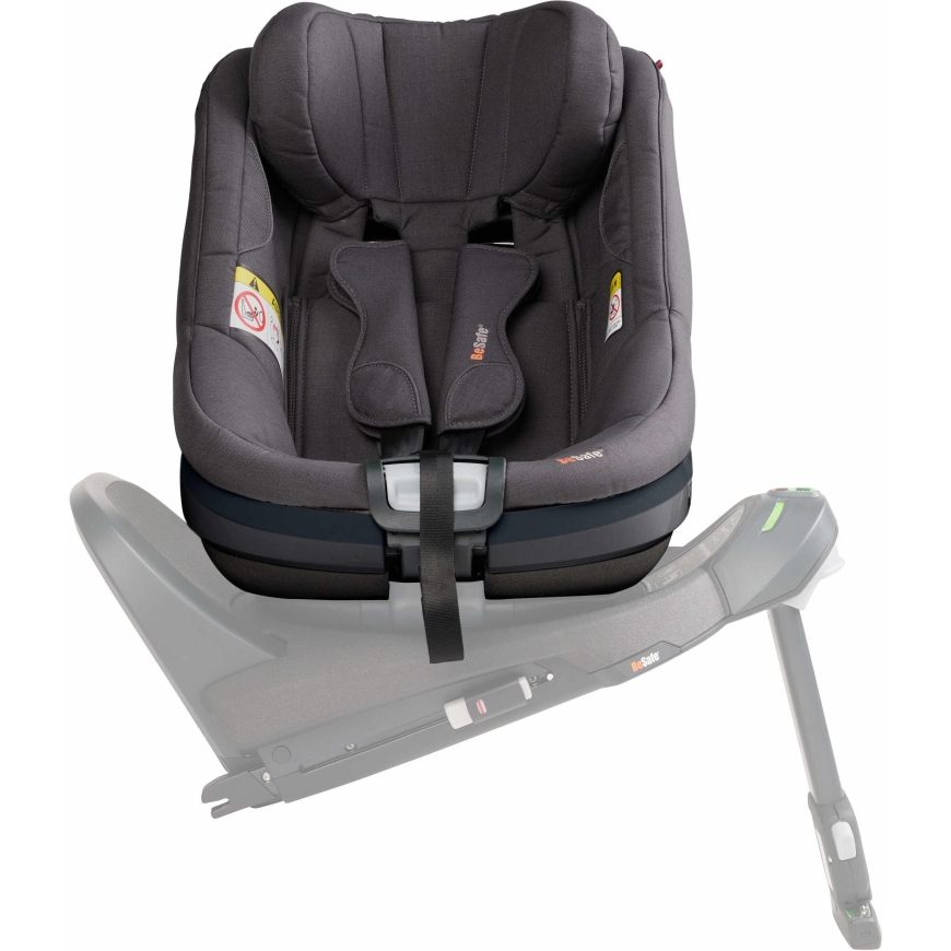 BeSafe Beyond 360 2 drošības sēdeklis, 61–125 cm, Tumši pelēks melange – 2
