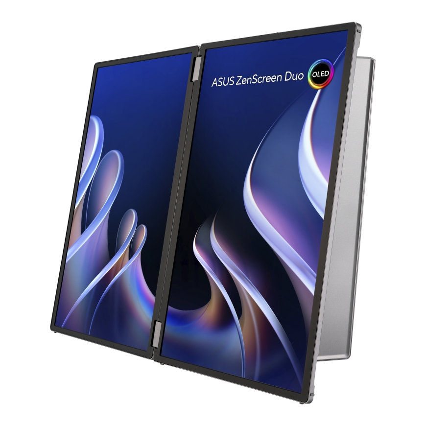 ASUS ZenScreen Duo OLED MQ149CD computer monitor 35.6 cm (14") 1920 x 1200 pixels WUXGA Silver – 4