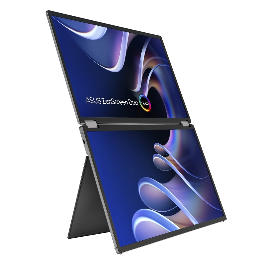 ASUS ZenScreen Duo OLED MQ149CD kompiuterio monitorius 35,6 cm (14") 1920 x 1200 pikseliai WUXGA Sid – 5