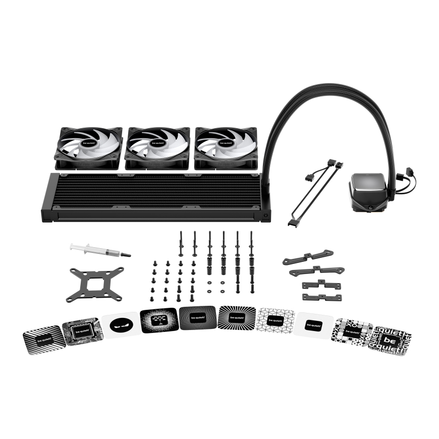 be quiet! PURE LOOP 3 LX Suoritin All-in-one-nesteenjäähdytin 12 cm Musta 1 kpl – 3