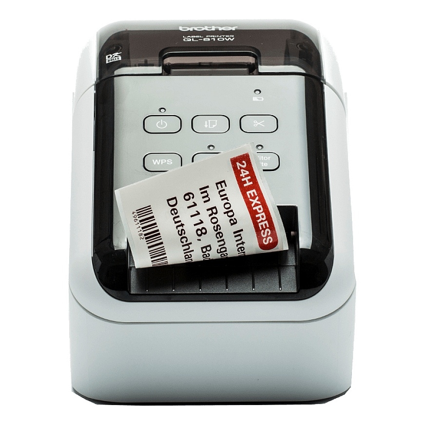Brother QL-810WC etiķešu printeris Tieši temiskā Krāsa 300 x 300 DPI 176 mm/sec Vadu & Bezvadu DK Wi
