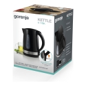 Gorenje K17BK elektrinis virdulys 1,7 L 2200 W Juoda Gorenje K17BK elektrinis virdulys 1,7 L 2200 W Juoda