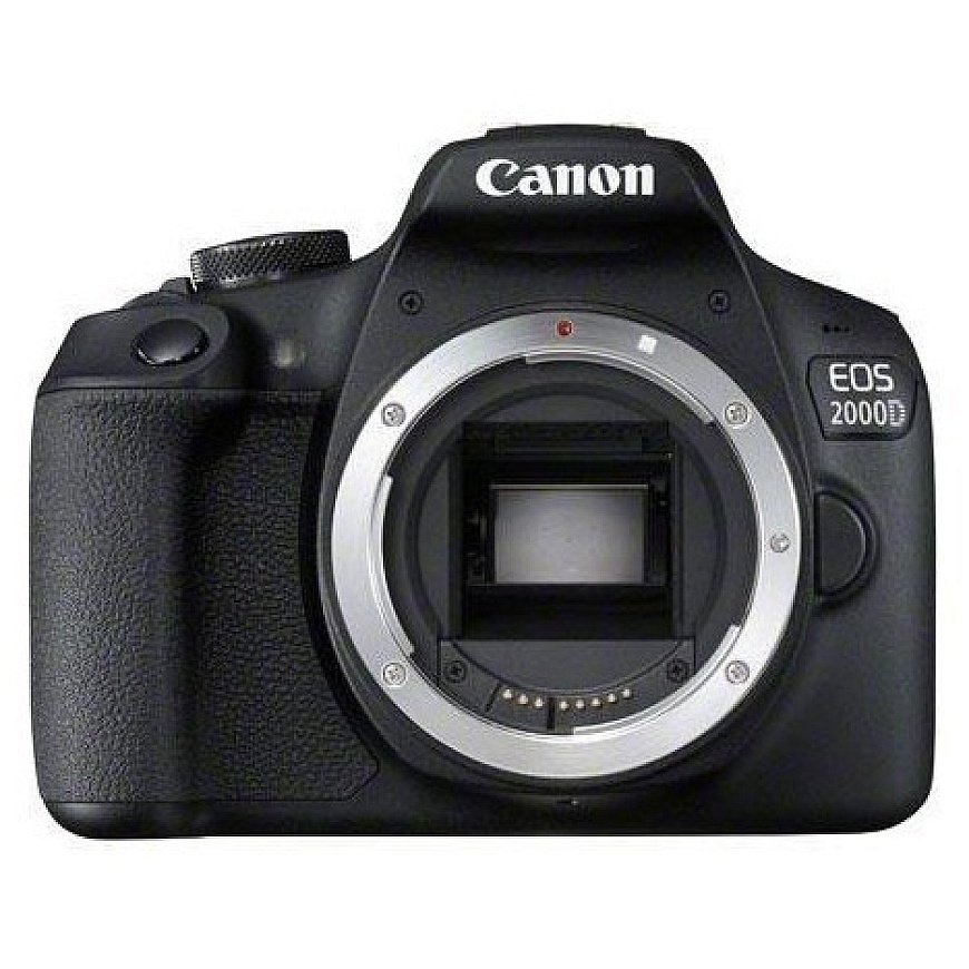Canon EOS 2000D + EF-S 18-55mm f/3.5-5.6 III SLR-kamerapakkaus 24,1 MP CMOS 6000 x 4000 pikseliä Mus – 2