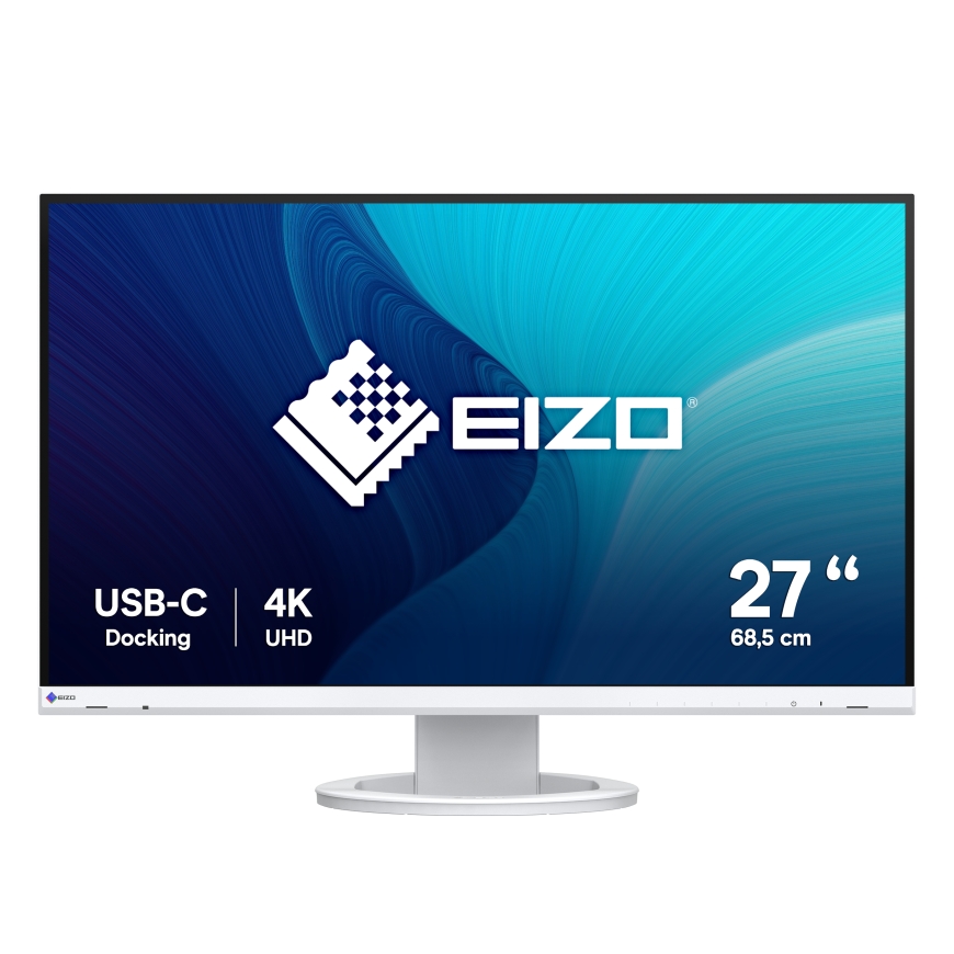 EIZO FlexScan EV2740S-WT монитор для ПК 68,6 cm (27") 3840 x 2160 пикселей 4K Ultra HD ЖК Белый