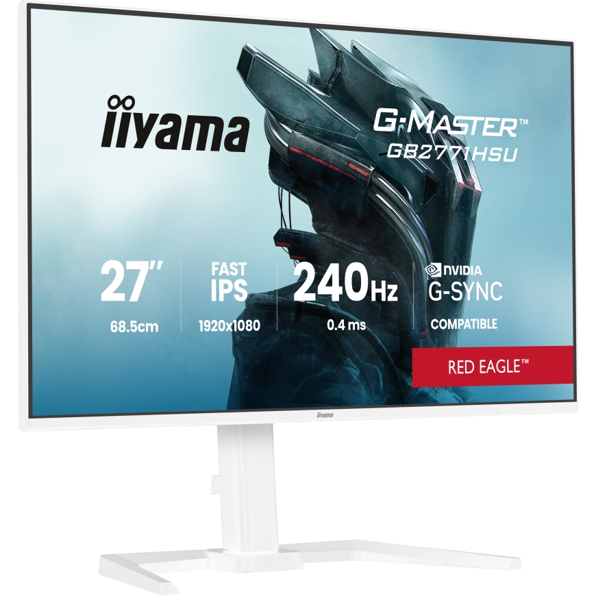 iiyama G-MASTER GB2771HSU-W1 PC lamekuvar 68,6 cm (27") 1920 x 1080 pikslit Full HD LCD Valge