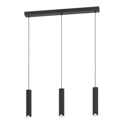 Eglo Balamorta-Z pendant light, 1500 lm, black