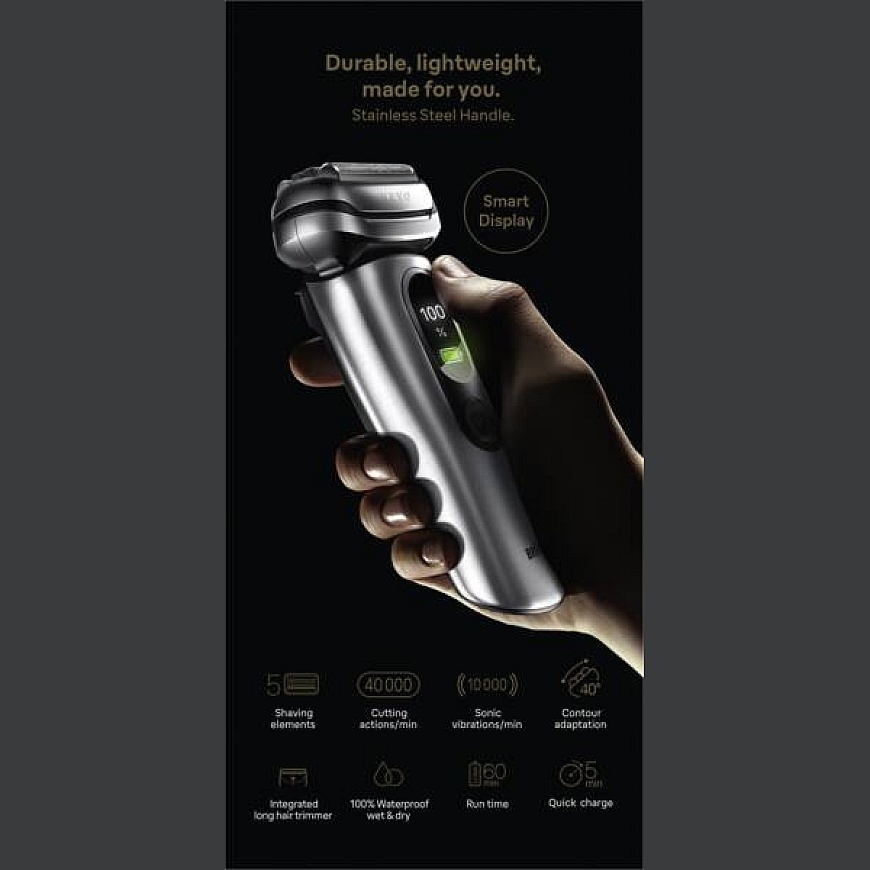Braun 917667 raseerija mehele Foolium pardel Trimmer Hõbe – 3