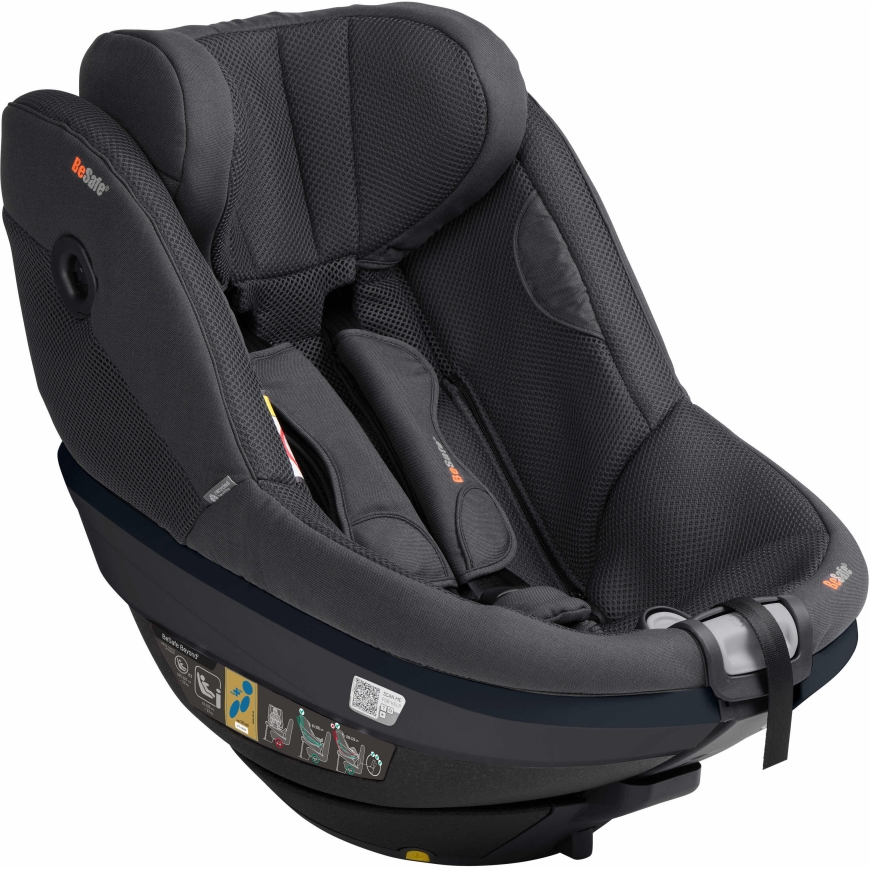 BeSafe Beyond 2 turvaistuin, 61–125 cm, Anthracite Mesh