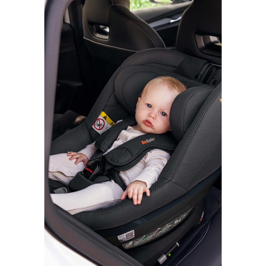 BeSafe Beyond 2 turvaistuin, 61–125 cm, Anthracite Mesh – 3