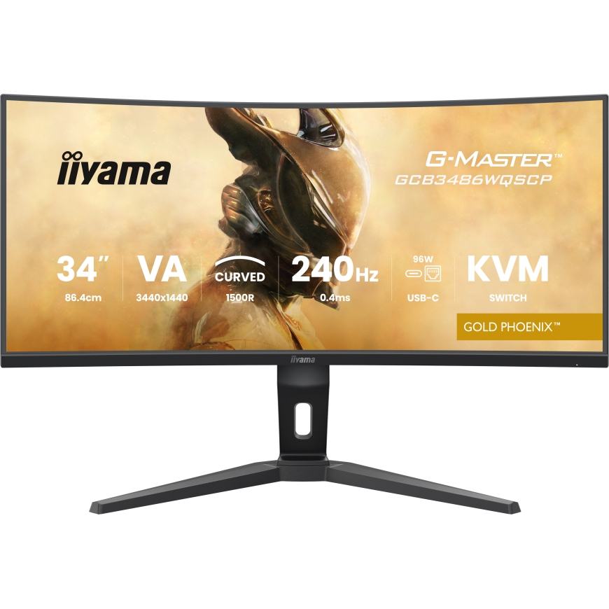 iiyama G-MASTER GCB3486WQSCP-B1 tietokoneen litteä näyttö 86,4 cm (34") 3440 x 1440 pikseliä UltraWi – 4