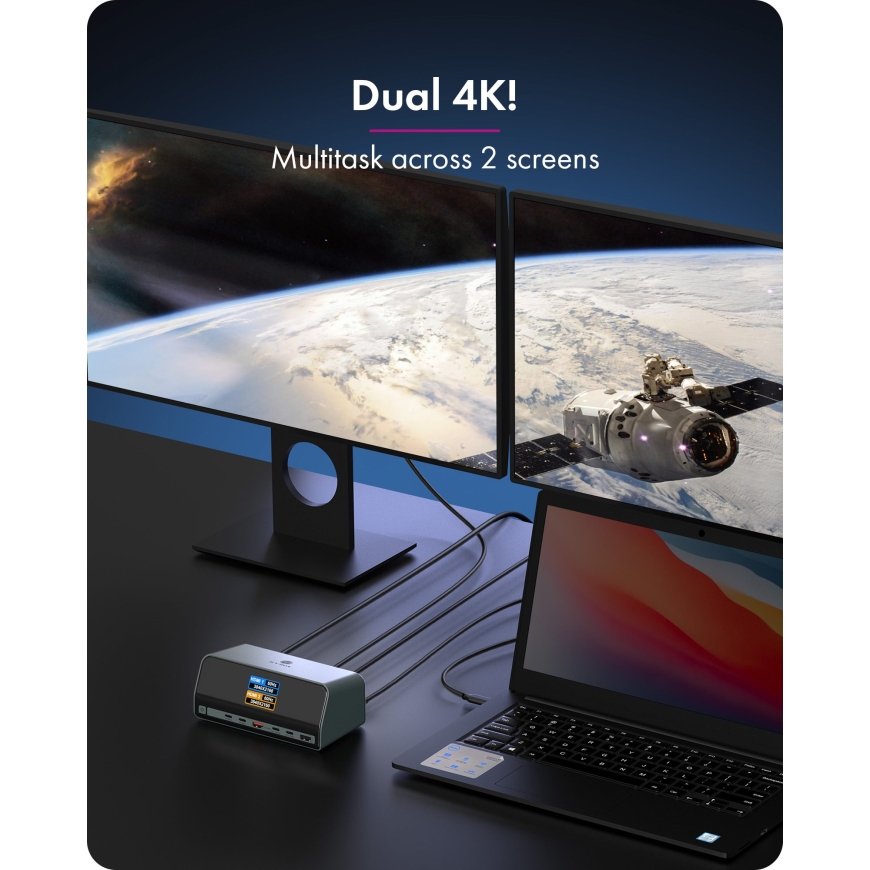 ICY BOX Heart Dock 2300 Проводная USB 3.2 Gen 2 (3.1 Gen 2) Type-C Антрацит – 3