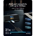 ICY BOX Heart Dock 2300 Langallinen USB 3.2 Gen 2 (3.1 Gen 2) Type-C Antrasiitti ICY BOX Heart Dock 2300 Langallinen USB 3.2 Gen 2 (3.1 Gen 2) Type-C Antrasiitti