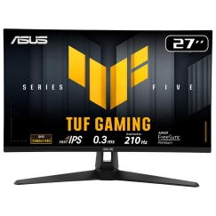 ASUS TUF Gaming VG27AQ5A PC lamekuvar 68,6 cm (27") 2560 x 1440 pikslit Quad HD LCD Must