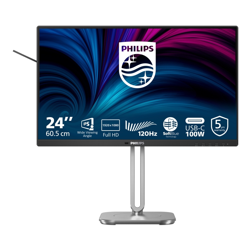 Philips 4000 series 24B2U4301/00 монитор для ПК 60,5 cm (23.8") 1920 x 1080 пикселей Full HD ЖК Серы – 3