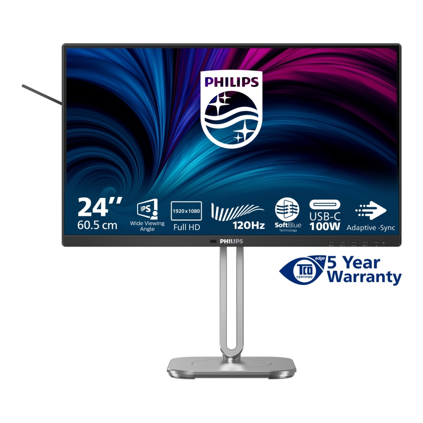 Philips 4000 series 24B2U4301/00 монитор для ПК 60,5 cm (23.8") 1920 x 1080 пикселей Full HD ЖК Серы – 5