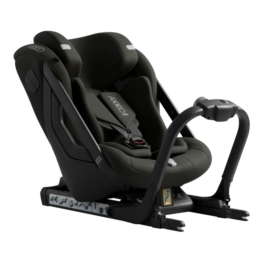Axkid One 3 turvaistuin, 61–125 cm, Forest Moss Green