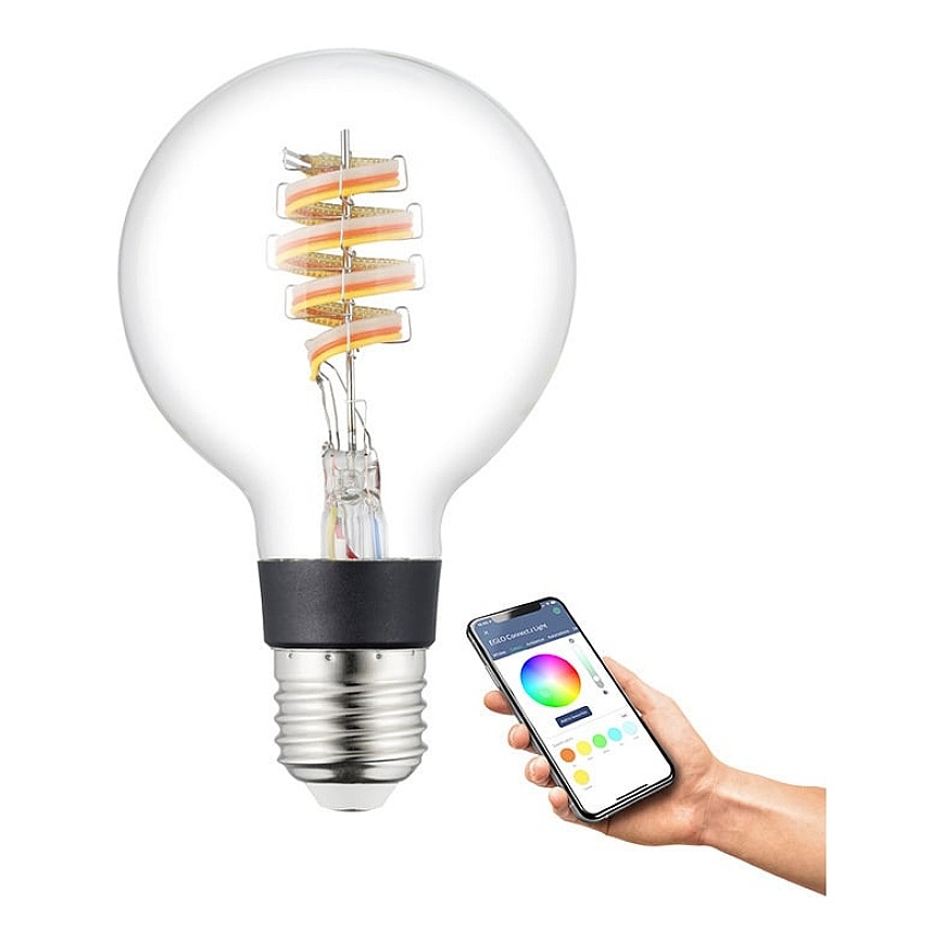 Eglo Connect.z išmanioji lempa, E27, G80, RGBW, 7 W, 806 lm, šviesi, 1 vnt. – 3