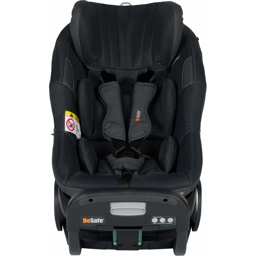 BeSafe Stretch 2 saugos kėdutė, 61–125 cm, antracito tinklinė medžiaga – 2