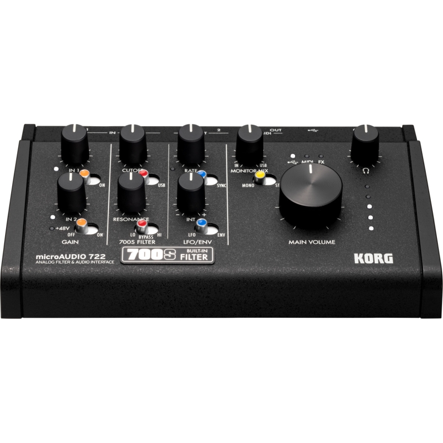 Korg microAUDIO 722 Audio Interface, Black