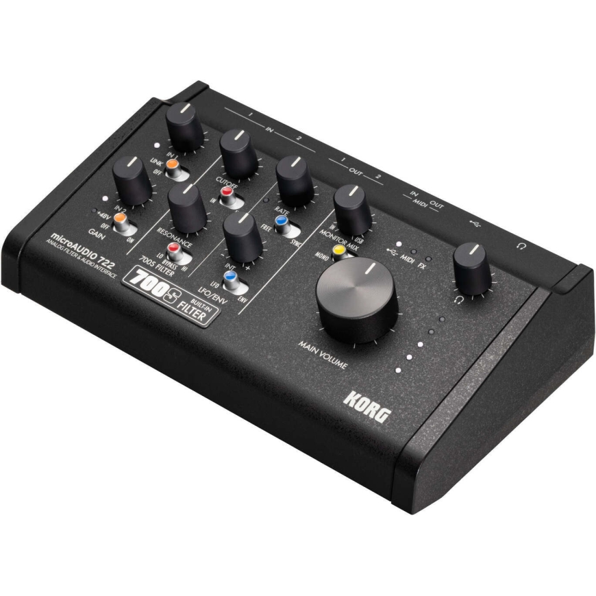 Korg microAUDIO 722 garso plokštė, juoda – 3