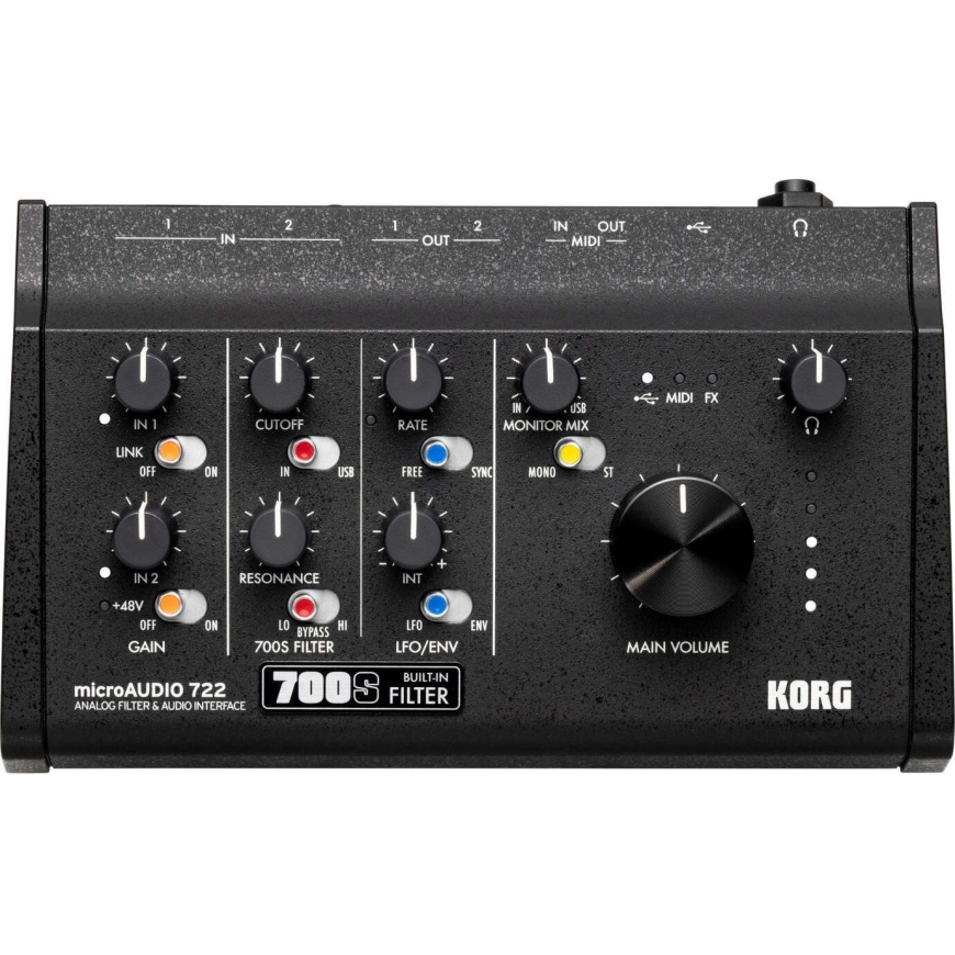 Korg microAUDIO 722 Audio Interface, Black – 4