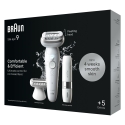 Braun Silk-épil 9 9-341 epilaattori 40 pinsettiä Valkoinen